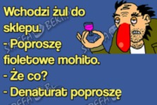 Wchodzi żul do sklepu