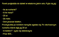Facet podjeżdża do dziwki w wiadomo jakim celu. Pyta się jej... :D