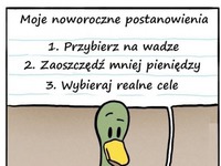 Noworoczne postanowienia