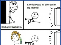 Mąż wraca do domu, siada i mówi, że zaraz się zacznie! ZOBACZ o co chodziło! XD