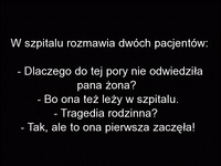 Rozmawia dwóch pacjentów w szpitalu... HAHA odpowiedź gościa bezbłędna XD