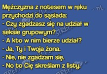 Sąsiad miał propozycję nie do odrzucenia...dosłownie HAHA!