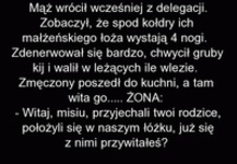 Mąż wrócił wcześniej z delegacji aby nakryć żonę na zdradzie. Zamiast tego... SZOK! XD