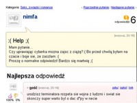 Czy uprawiając cyberka można zajść w ciążę! haha ZOBACZ co jej odpisali! :)