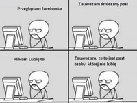 Podczas przeglądania FB...