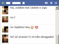 Zrobiła test i okazało się, że jest w ciąży! Napisała mu to na FB! Ale czy to OJCIEC- zobacz reakcję kolegi! :)