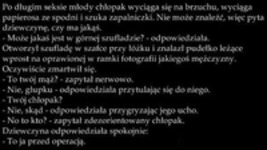 Po długim seksie młody chłopak wyciąga się na brzuch! Tego się nie spodziewał :D