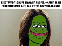 Kiedy jesteś tak brzydka że nic ci nie pomoże XD