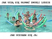 Nauka pływania! Zwykli ludzie vs JA! A u was jak to wyglądało? :)