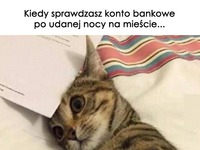 Kiedy sprawdzasz konto bankowe...