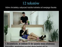 Teksty, które chcę usłyszeć każda kobieta! Warto zapamiętać :D