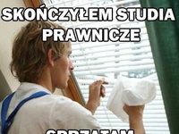 Skończyłem studia prawnicze... ;)