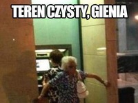 Teren czysty Gienia!