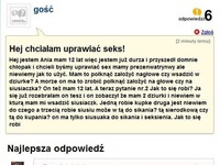 Ona chce uprawiac seks, ale nie wie jak! Ma 12 lat więc jest wystarczająco duża! Porażka...