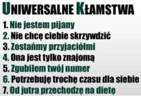 7 uniwersalnych kłamstwa! Każde z nich na pewno znasz ;)