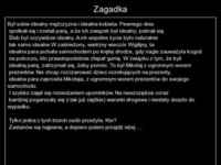 Zagadka: była sobie idealna kobieta i mężczyzna... Zobacz czy odpowiesz prawidłowo!