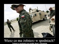 Wiesz co ma żołnierz w spodniach? Zagadka na wesoło!