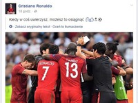 MEGA POCISK polskiego kibica na profilu RONALDO! HAHA