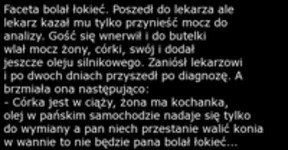 Facet przynosi mocz do analizy :D