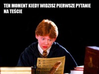 Ten moment kiedy widzisz pierwsze pytanie na fejsie