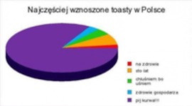 Zobacz najczęstsze wnoszone toasty w Polsce, ostatni najlepszy xD