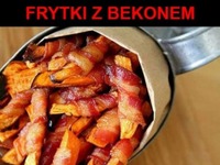 Frytki z bekonem