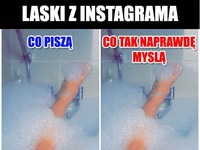 Co piszą LASKI pod zdjęciami a co tak naprawdę myślą! HAHA!