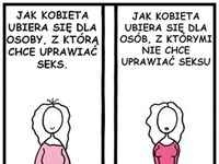 Jak kobieta ubiera się gdy chce UPRAWIAĆ SEX vs gdy nie chce!