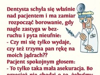 Pacjent miał sposób na dentystę! Nic go nie bolało! Sprawdź to XD