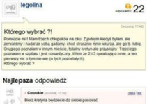 Zapytała kogo wybrać... Zobacz co jej doradzili, to prawda! :)