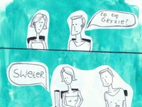 sweter gryzie