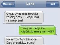 Wysłał to do jej OJCA! :D zobacz co on na to !
