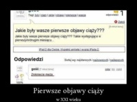 Jak były wasze pierwsze objawy ciąży? ZOBACZ co jej napisali na forum! HAHA :D