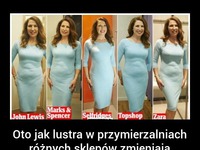 Lustra w przymierzalniach OSZUKUJĄ! Sama sie przekonaj!