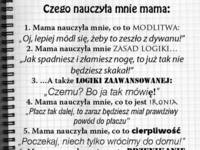 Czego nauczyła mnie mama