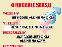 4 rodzaje SEKSU! 3 najlepszy HAHA!