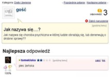 Jaka to CHOROBA gdy ludzie się obrażają, denerwują....  haha teraz już wiadomo! Wiedziałeś? :)