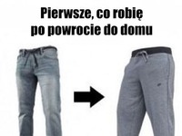 Pierwsza rzecz po przyjściu