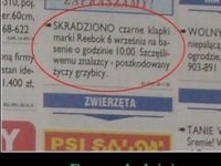 Skradziono mu klapki... Zobacz co napisał złodziejowi! Mocne :D