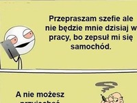 Przepraszam szefie