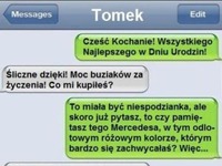 SMS od chłopaka! Prawie dostała ZAWAŁU ze szczęscia! :D