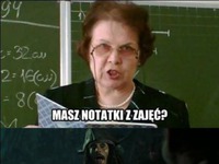 Masz notatki z zajęć