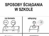 Jak ściągać? Poznaj wszystkie 8 sposobów! Zdasz na 100%!