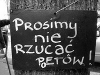 proszę nie rzucać