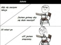 Podczas lekcji :)