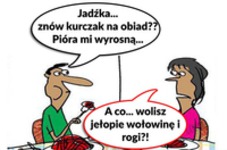 Mąż narzeka na obiad... Żona go zgasiła! HAHA