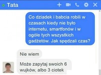 Ważne pytanie na które nie znał odpowiedzi... A jednak chyba wyjaśnił tym zdaniem wszystko XD