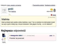 Jakiś koleś zrobił jej malinkę na szyi i teraz ma problem! Co ma zrobić?