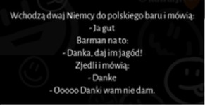 Wchodzą dwaj Niemcy do polskiego baru :D