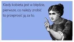 Kiedy kobieta jest w błędzie